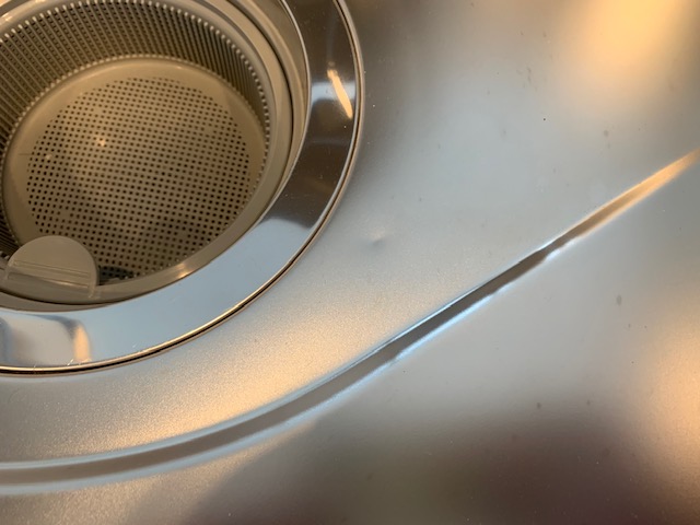 シンク凹み補修 Before