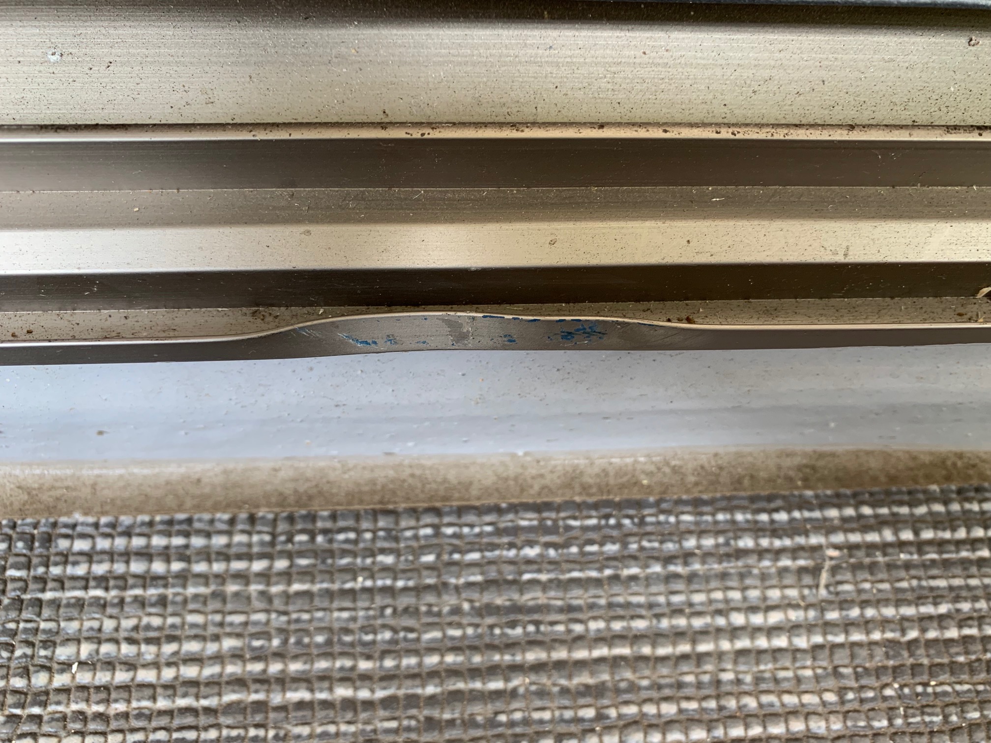 レール曲がり補修 Before