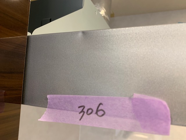 レンジフード凹み補修 Before